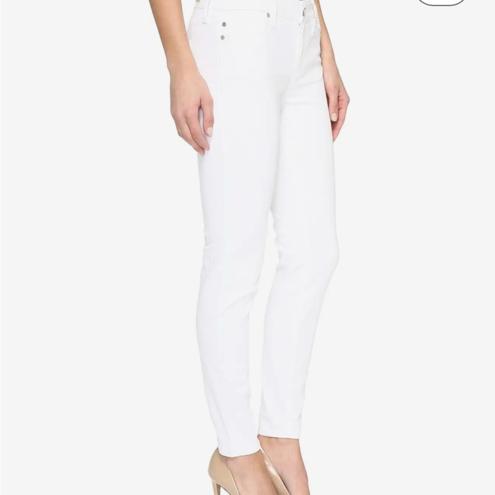 NWT Liverpool Abby Skinny ankle Women's White Jeans 28 length size 6 - Picture 3 of 3